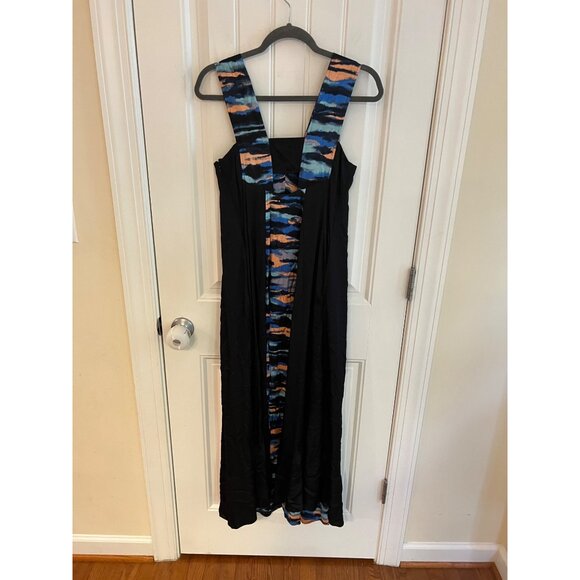 Anthropologie Maeve V-neck Abstract Maxi Dress Sleeveless Size 0 NWT - Picture 8 of 8